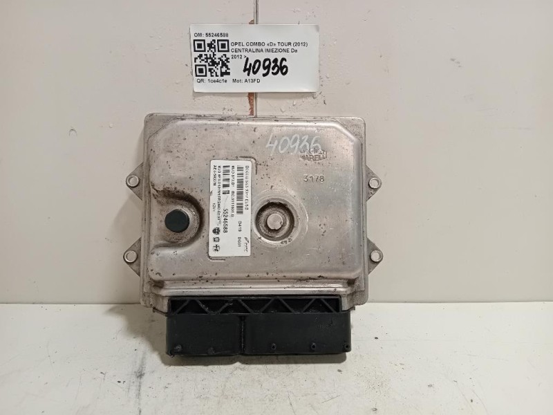 Centralina Iniezione 55246588 Opel Combo D TOUR 2012