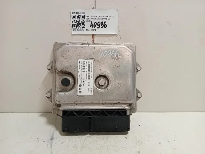 Centralina Iniezione 55246588 Opel Combo D TOUR 2012