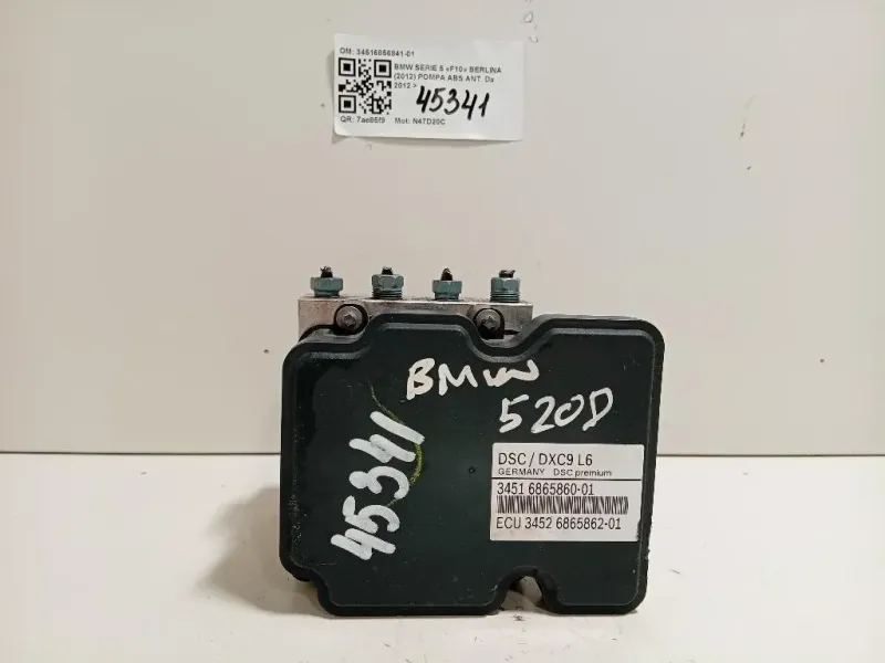 Pompa ABS ANT 34516856841-01 Bmw Serie 5 F10 Berlina 2012