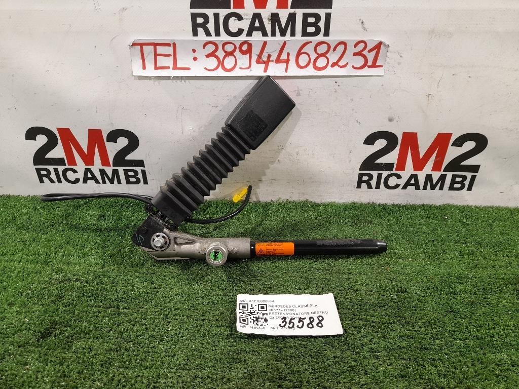 Pretensionatore Destro A1718600569 Mercedes Classe SLK R171 2008