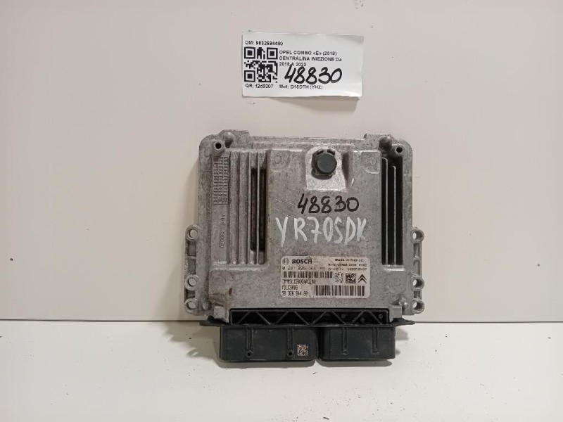 Centralina Iniezione 9832694480 Opel Combo E 2018