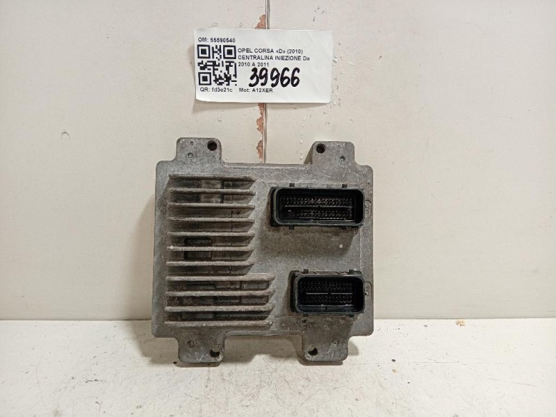 Centralina Iniezione 55590540 Opel Corsa D 2010