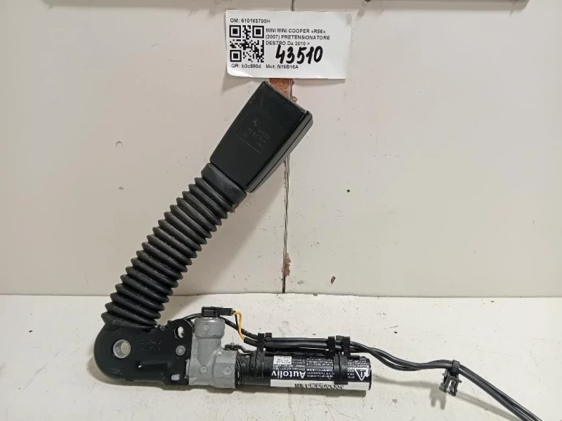 Pretensionatore Destro 610183700H Mini MINI Cooper R56 2007