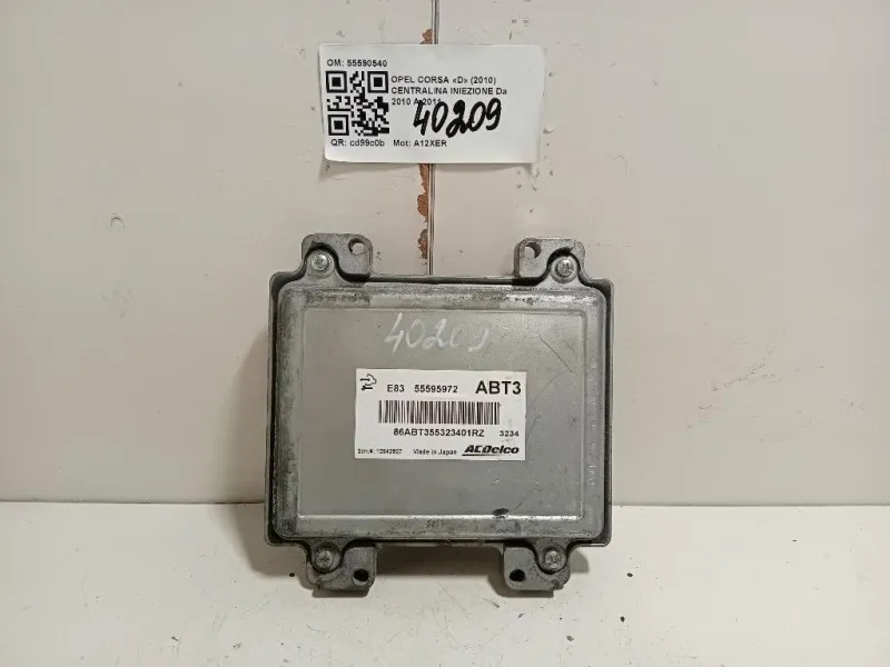Centralina Iniezione 55590540 Opel Corsa D 2010