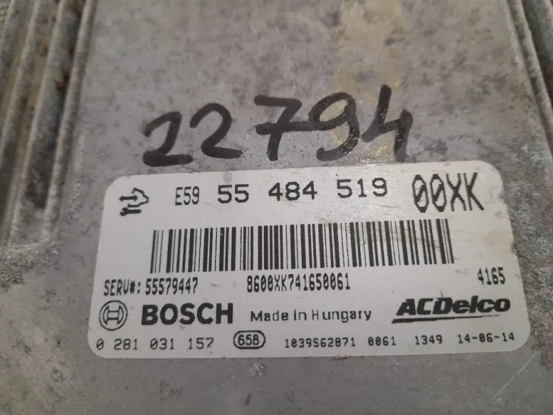 Centralina Iniezione 55484519 Opel Corsa D 2011