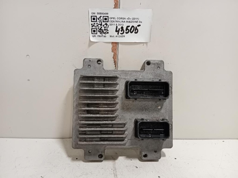 Centralina Iniezione 55580499 Opel Corsa D 2011