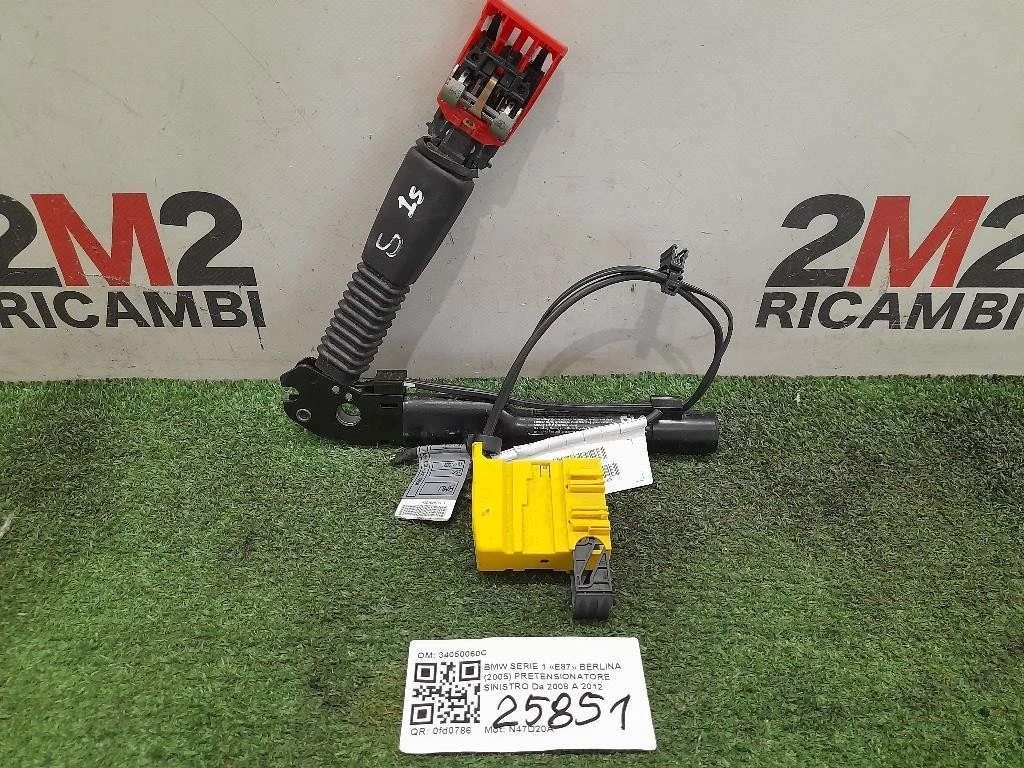 Pretensionatore Sinistro 34050060C Bmw Serie 1 E87 Berlina 2005