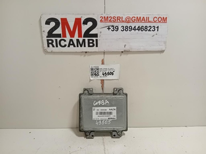 Centralina Iniezione 55580499 Opel Corsa D 2011