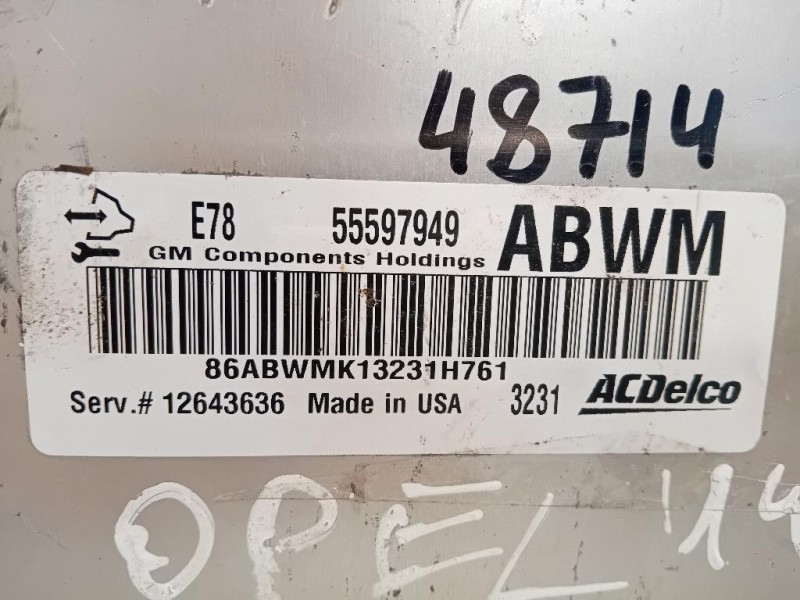 Centralina Iniezione 55597949 Opel Corsa D 2011