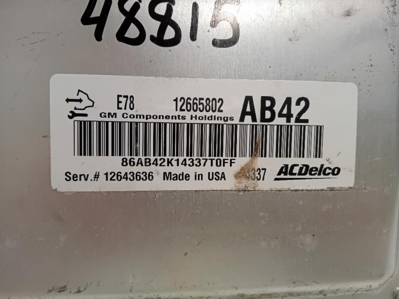 Centralina Iniezione 12665802 Opel Corsa E 2014