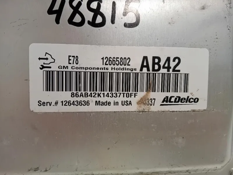 Centralina Iniezione 12665802 Opel Corsa E 2014