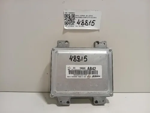 Centralina Iniezione 12665802 Opel Corsa E 2014