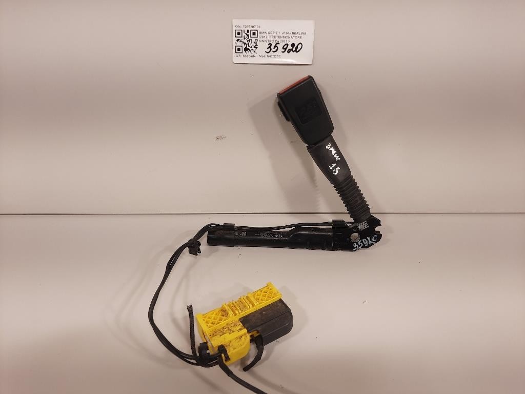 Pretensionatore Sinistro 7259387 03 Bmw Serie 1 F20 Berlina 2012