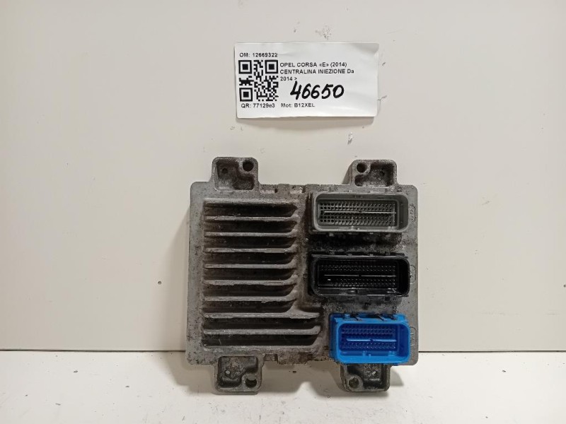 Centralina Iniezione 12669322 Opel Corsa E 2014