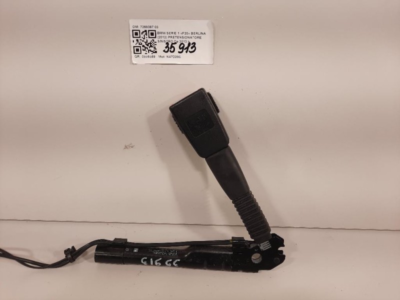 Pretensionatore Sinistro 7259387 03 Bmw Serie 1 F20 Berlina 2012