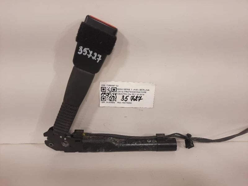 Pretensionatore Sinistro 7259387 02 Bmw Serie 1 F20 Berlina 2012