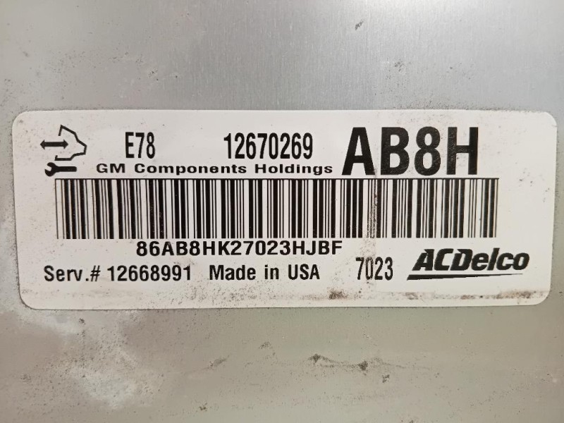 Centralina Iniezione 12670269 Opel Corsa E 2014