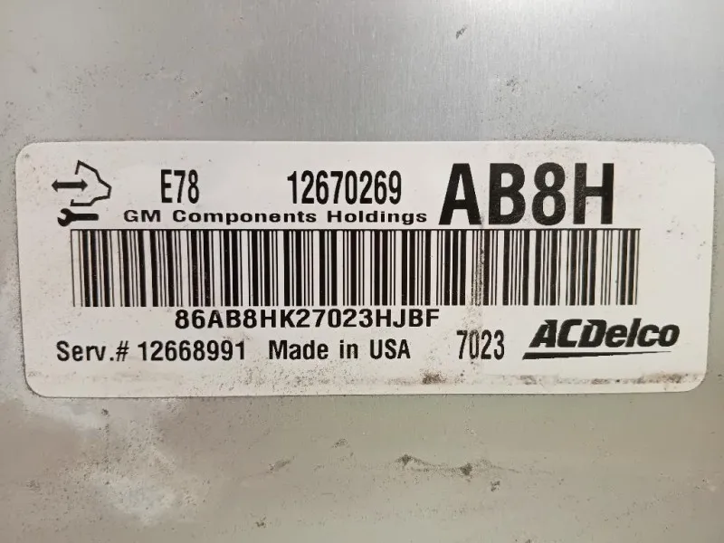 Centralina Iniezione 12670269 Opel Corsa E 2014