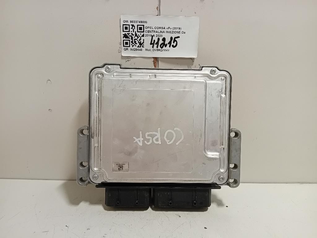 Centralina Iniezione 9833749880 Opel Corsa F 2019