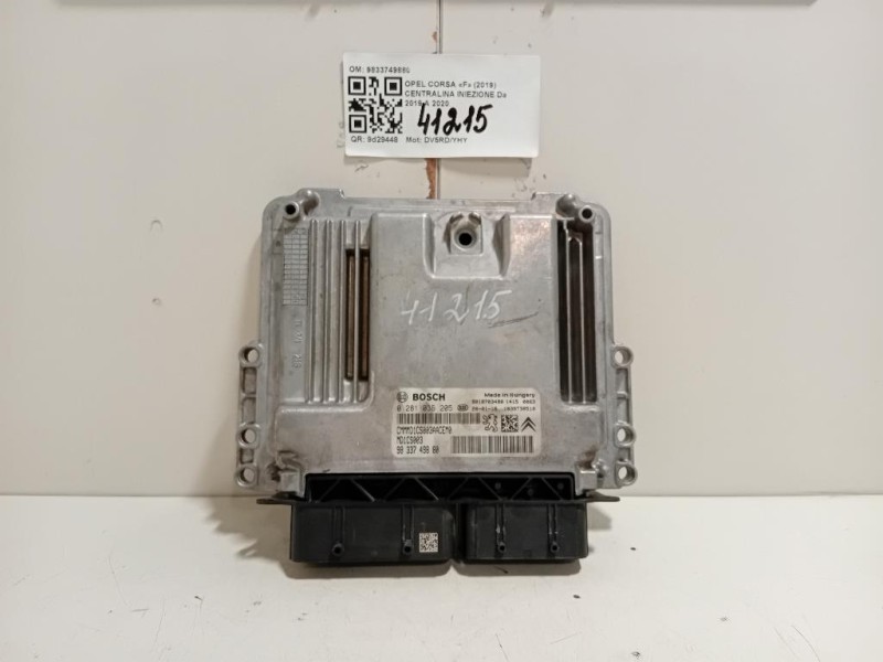 Centralina Iniezione 9833749880 Opel Corsa F 2019