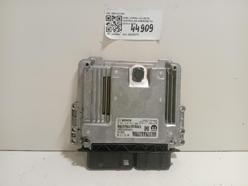 Centralina Iniezione 9851331280 Opel Corsa F 2019
