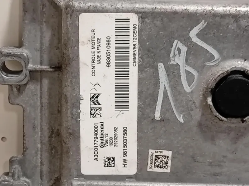 Centralina Iniezione 9830510980 Opel Crossland X 2017