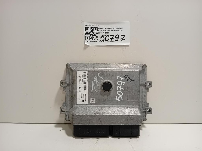 Centralina Iniezione 9830510980 Opel Crossland X 2017