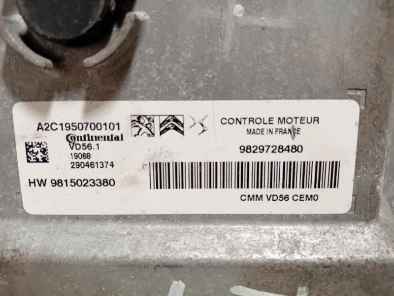 Centralina Iniezione 9829728480 Opel Crossland X 2017