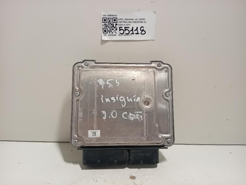 Centralina Iniezione 55585024 Opel Insignia A 2009