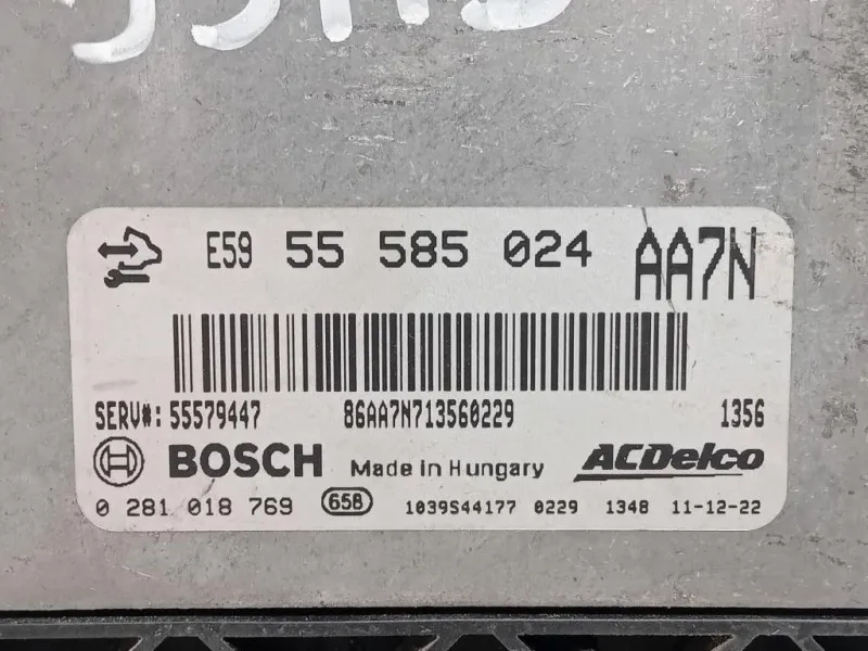 Centralina Iniezione 55585024 Opel Insignia A 2009