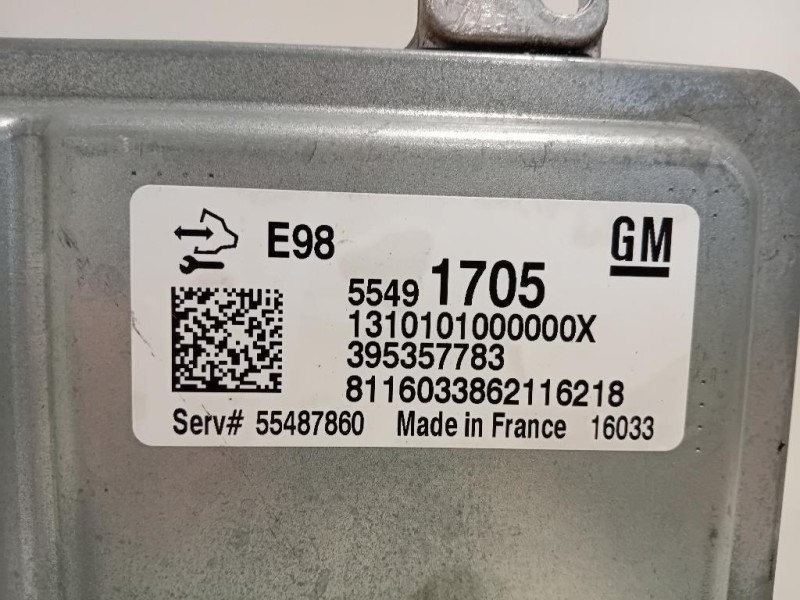 Centralina Iniezione 55491705 Opel Insignia A 2009