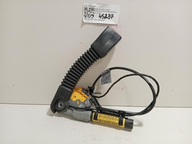 Pretensionatore Sinistro 33028129 A Bmw X5 E53 2000