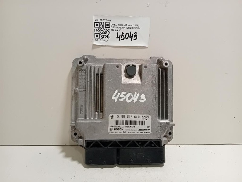 Centralina Iniezione 55 577 619 Opel Insignia A 2009