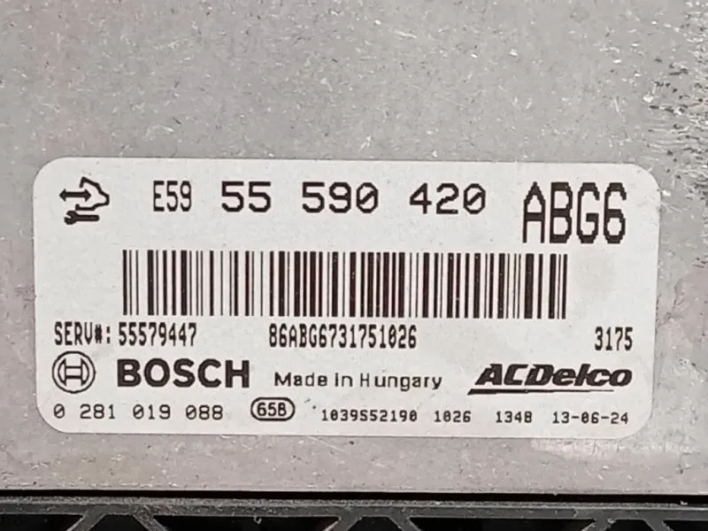 Centralina Iniezione 55590420 Opel Insignia A 2009