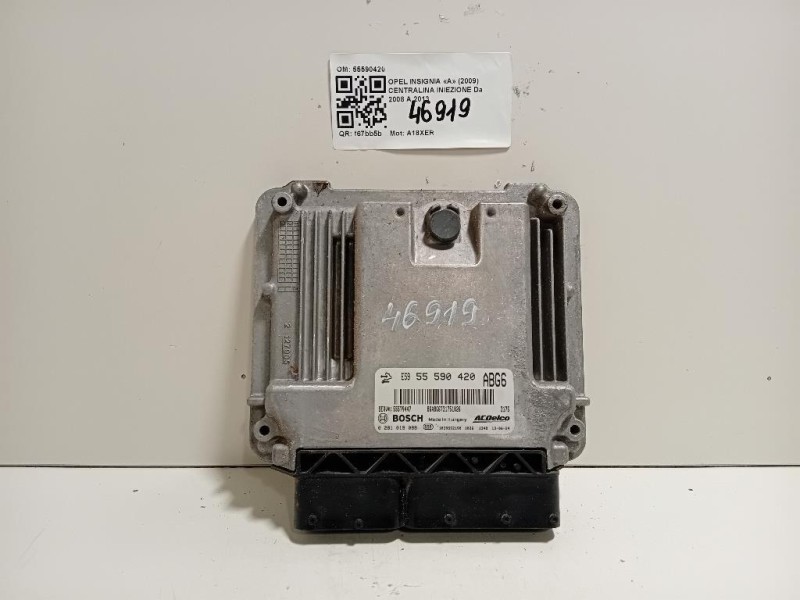 Centralina Iniezione 55590420 Opel Insignia A 2009