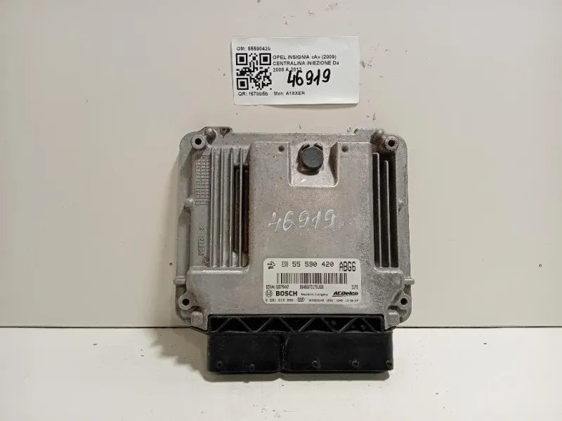 Centralina Iniezione 55590420 Opel Insignia A 2009
