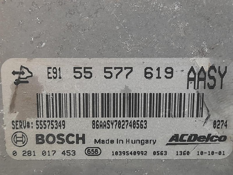 Centralina Iniezione 9155577619 Opel Insignia A 2009