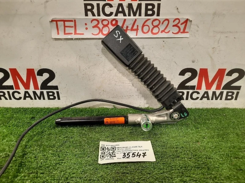 Pretensionatore Sinistro A1718600569 Mercedes Classe SLK R171 2004