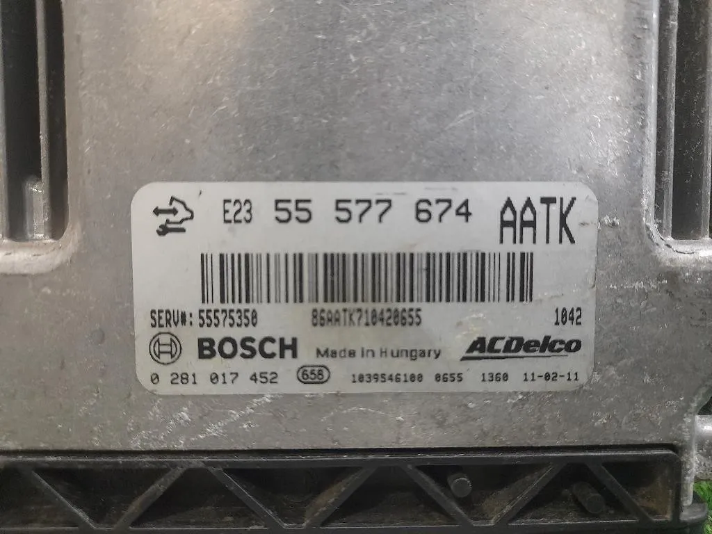 Centralina Iniezione 55577674 Opel Insignia A 2009