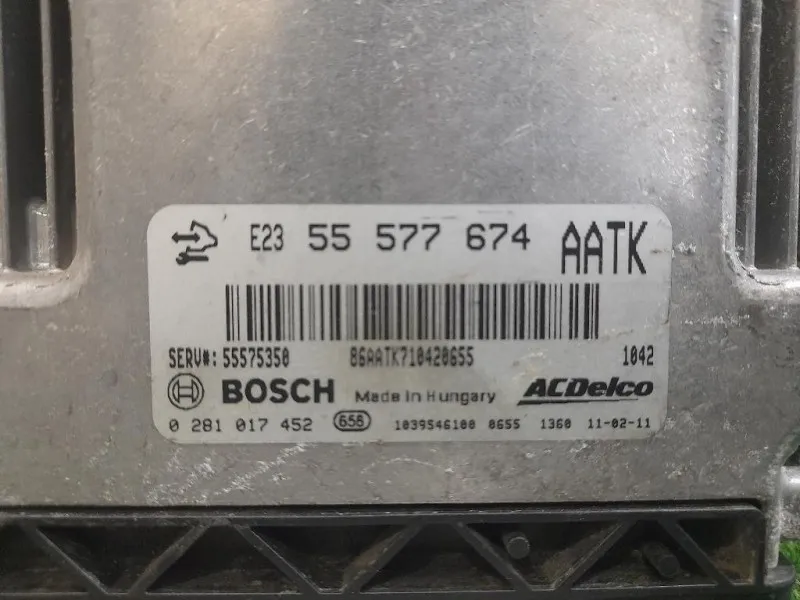 Centralina Iniezione 55577674 Opel Insignia A 2009