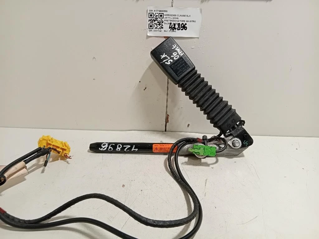 Pretensionatore Sinistro A1718600569 Mercedes Classe SLK R171 2004