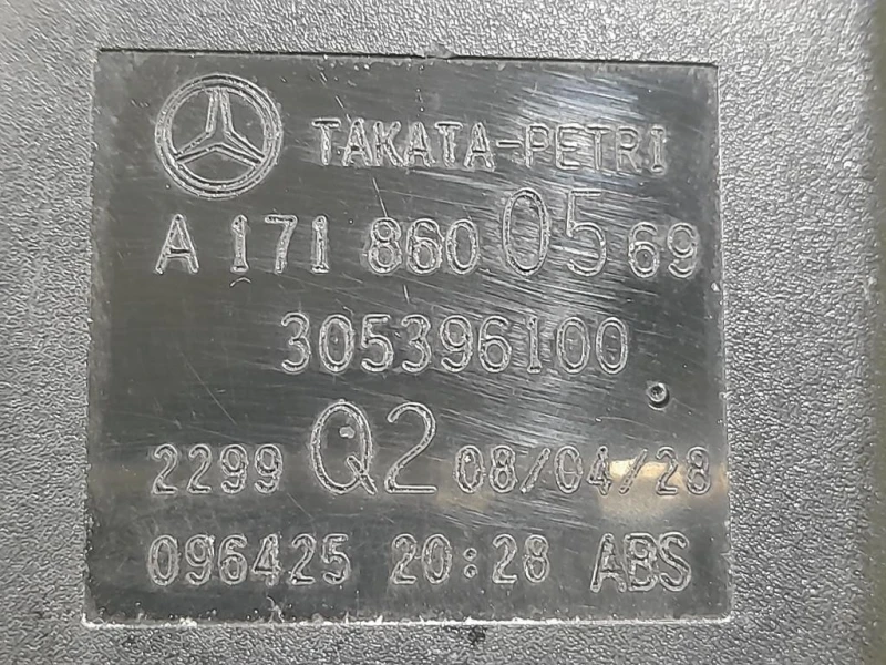 Pretensionatore Sinistro A1718600569 Mercedes Classe SLK R171 2008