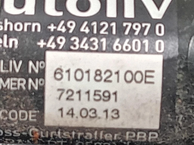 Pretensionatore Sinistro 610183700H Mini MINI Cooper R56 2007