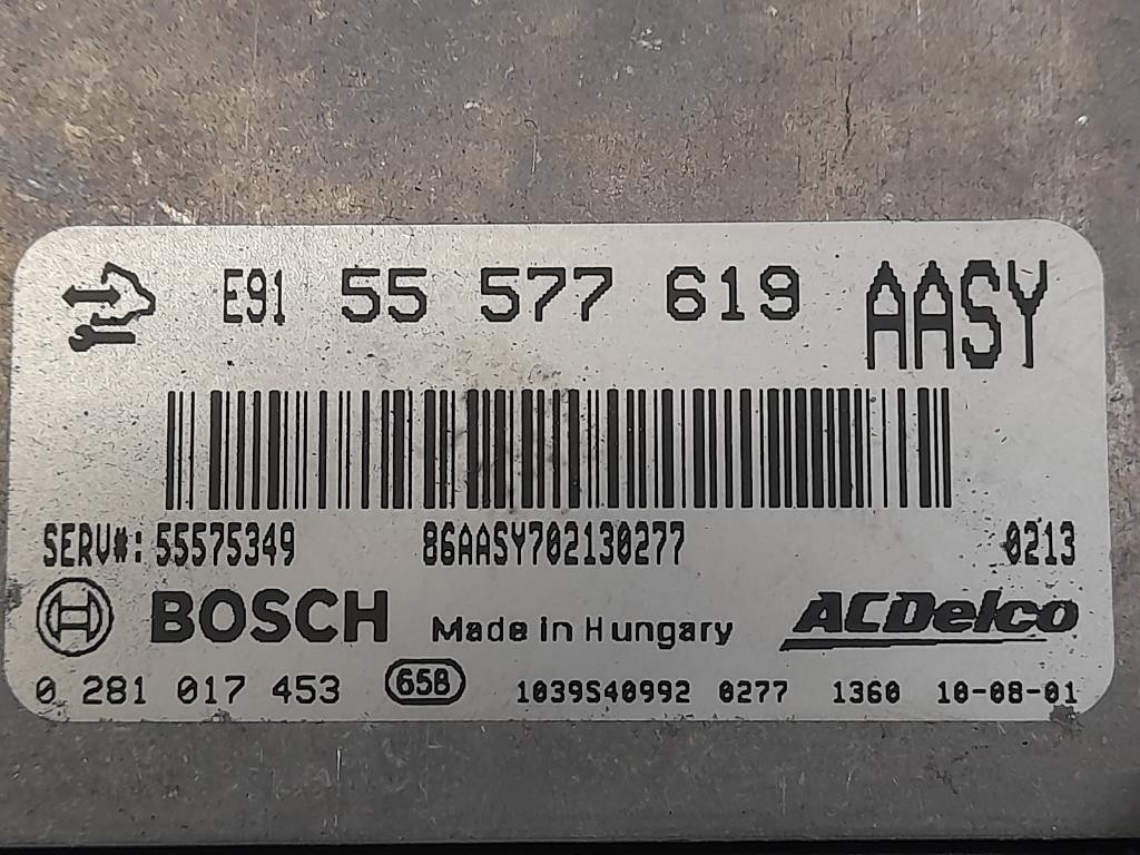 Centralina Iniezione 55577619 Opel Insignia A 2009