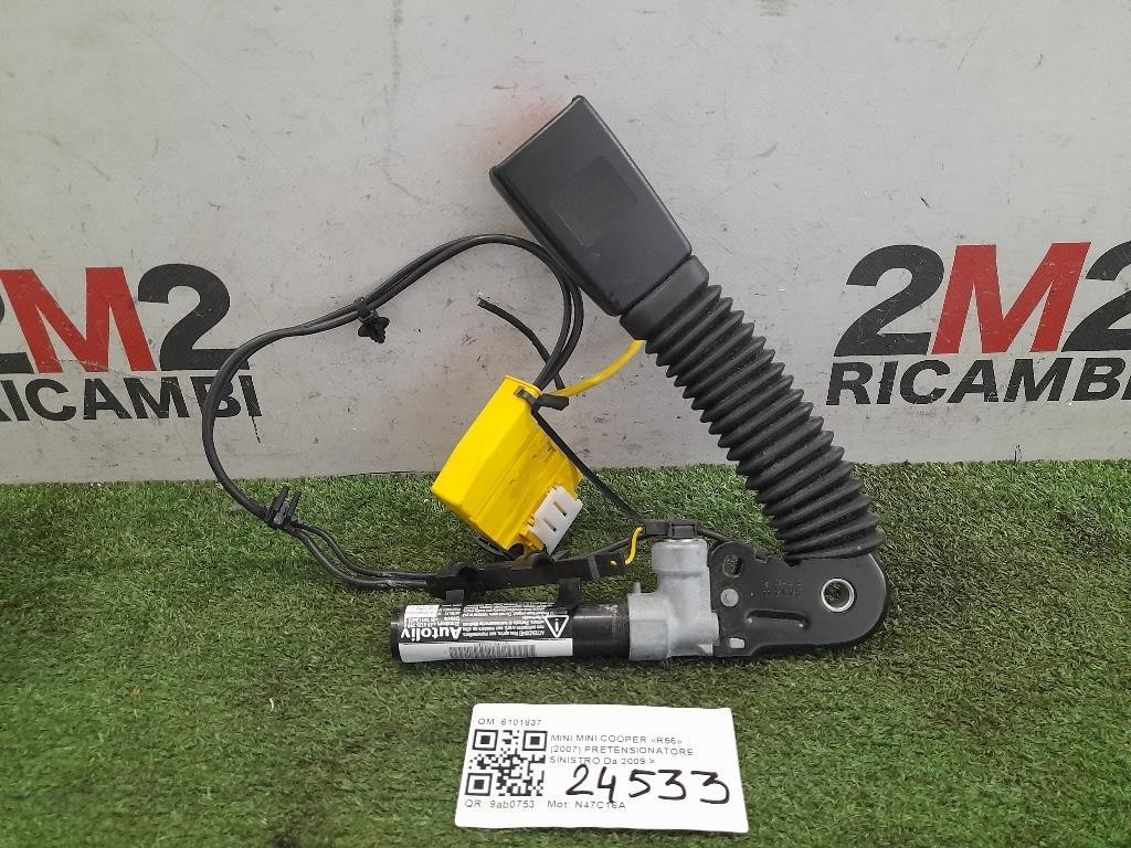 Pretensionatore Sinistro 6101837 Mini MINI Cooper R56 2007