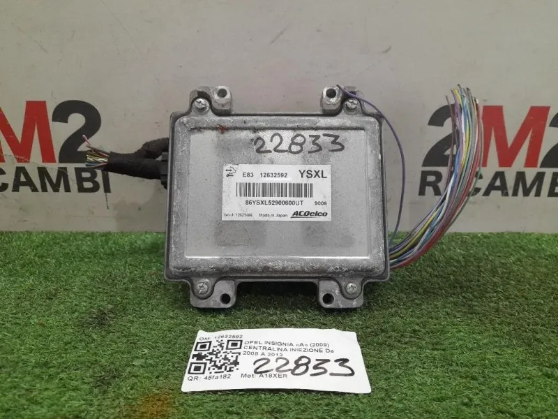 Centralina Iniezione 12632592 Opel Insignia A 2009