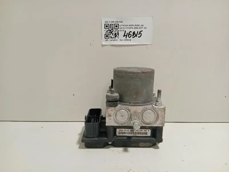Pompa ABS ANT 9801127580 Citroen Berlingo III 2015