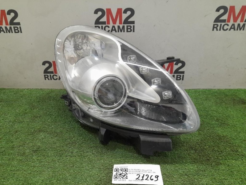Proiettore ANT DX 50520227 Alfa Romeo Giulietta 2010