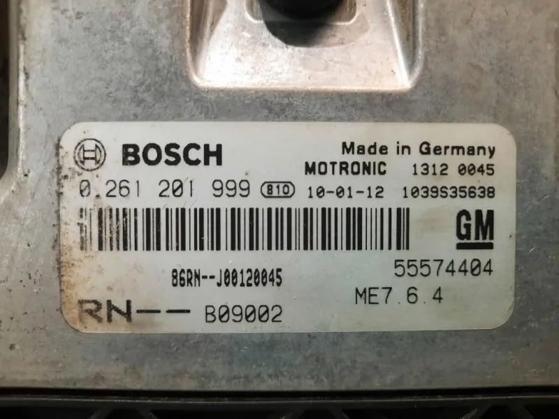 Centralina Iniezione 55574404 0261201999 MOTORE Opel Insignia A 2009