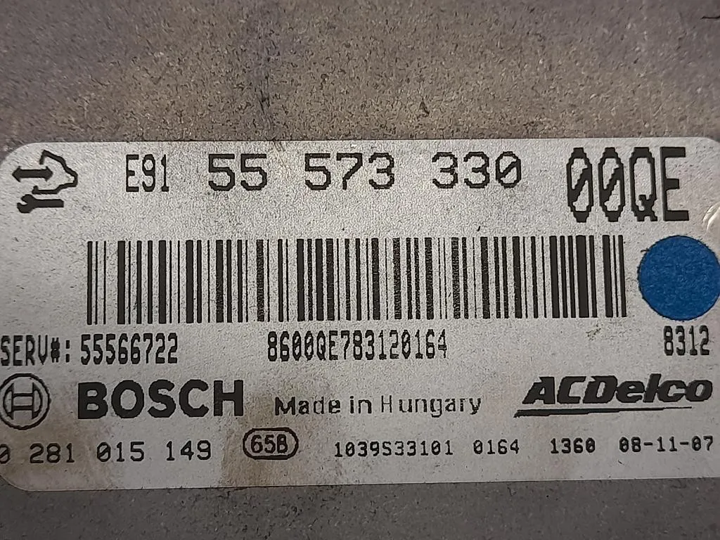 Centralina Iniezione 55573330 Opel Insignia A 2013